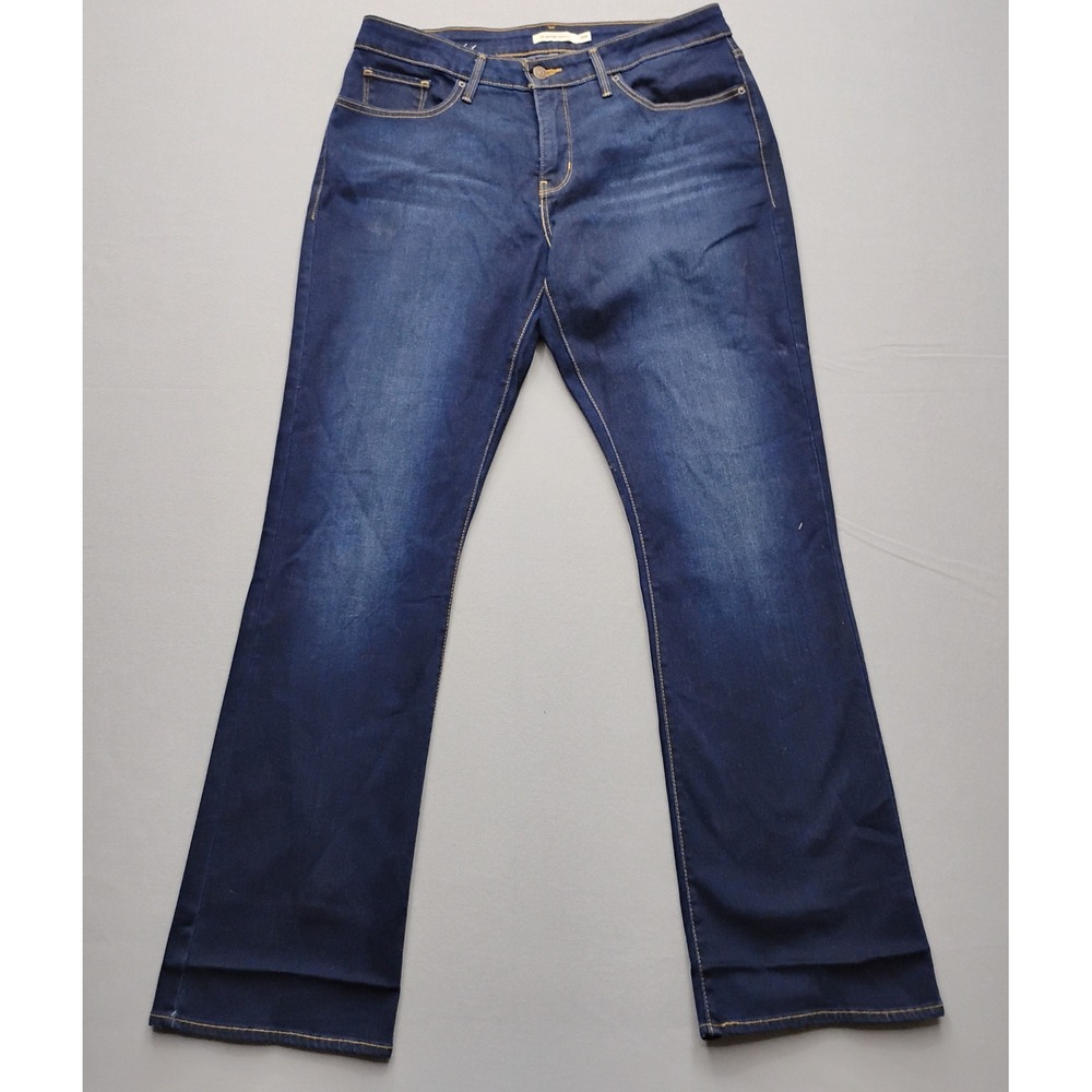 Levis 315 Shaping Bootcut Jeans Dark Wash Womens 18W M